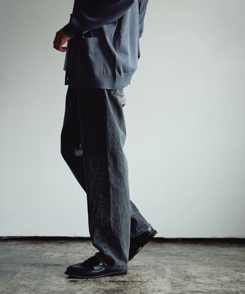 URBAN RESEARCH DOORS（アーバンリサーチドアーズ）の「USED 13.3oz デニムパンツ（デニムパンツ・メンズ・ブラック系その他/ブルー系その他・SMALL/MEDIUM/LARGE）」の5枚目の写真