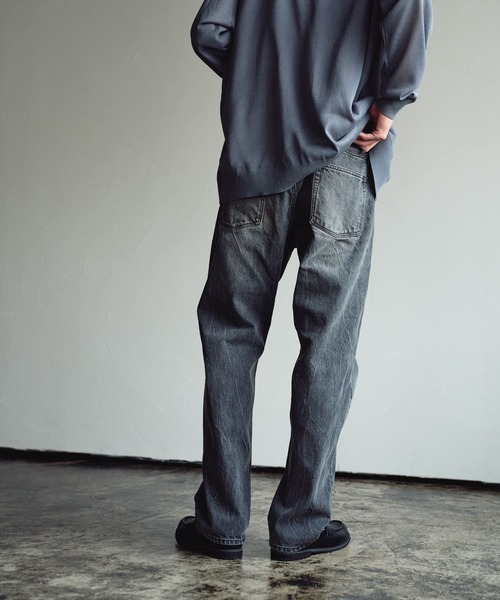 別注限定 THE ONE/ザ ワン ペイントブラックデニムパンツ