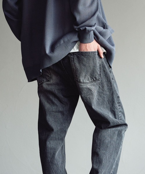 URBAN RESEARCH DOORS（アーバンリサーチドアーズ）の「USED 13.3oz デニムパンツ（デニムパンツ・メンズ・ブラック系その他/ブルー系その他・SMALL/MEDIUM/LARGE）」の9枚目の写真