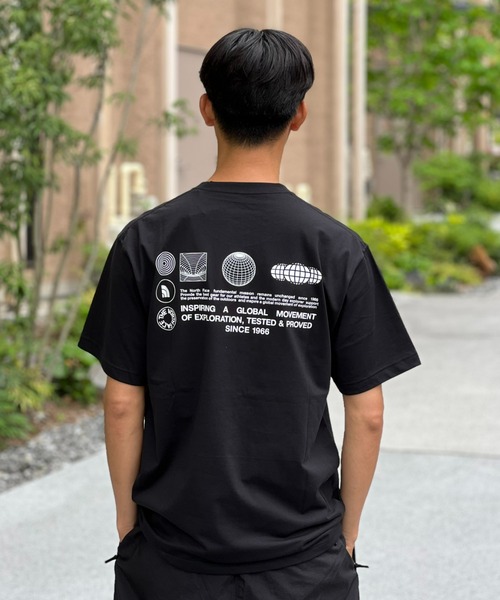 THE NORTH FACE(ザノースフェイス)の「【THE NORTH FACE】S/S FD Globe Grid Cotton Tee ショートスリーブフラッシュドライグローブグリッドティー(Tシャツ/カットソー・メンズ・ホワイト/ブラック・X-LARGE/LARGE/MEDIUM)」の3枚目の写真