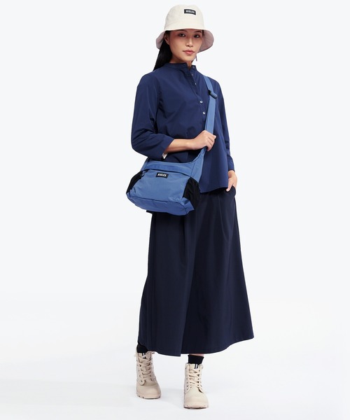 AIGLE（エーグル）の「撥水 コンパクト ミニショルダーバッグ（ショルダーバッグ・レディース・ブルー/ライトグリーン/ブラック・FREE）」の16枚目の写真