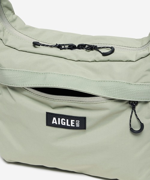 AIGLE（エーグル）の「撥水 コンパクト ミニショルダーバッグ（ショルダーバッグ・レディース・ブルー/ライトグリーン/ブラック・FREE）」の9枚目の写真