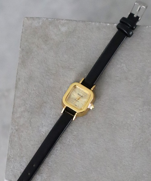 ammy.（エイミードット）の「【 ammy. / エイミードット 】 ビンテージ デザイン スクエア ウォッチ / 腕時計（アナログ腕時計・レディース・B/C/D/A・FREE）」の3枚目の写真