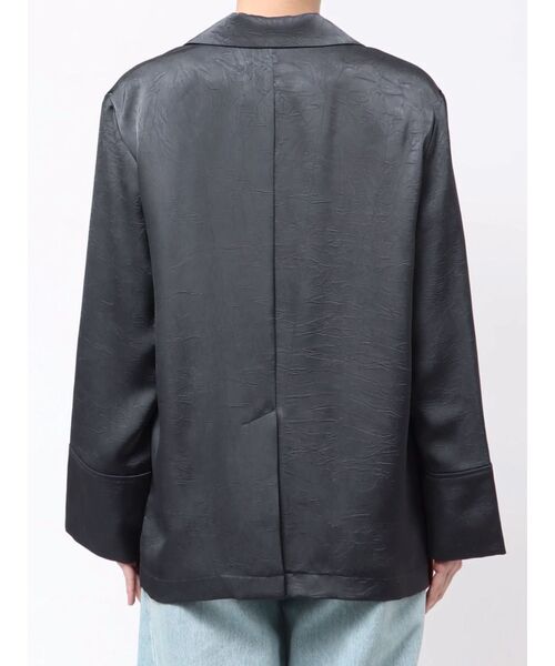 LAGUNAMOON(ラグナムーン)の「サテンオーバージャケット(テーラードジャケット・レディース・チャコールグレー/アイボリー・FREE)」の21枚目の写真