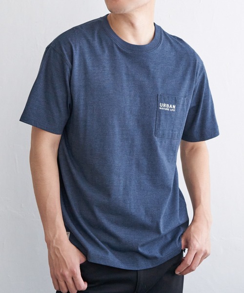 ikka(イッカ)の「【雑誌MonoMax5月号掲載】URBAN NATURE LIFE アーバンネイチャーライフ 刺繍ポケットTシャツ【親子コーデ】(Tシャツ/カットソー・メンズ・ネイビー/ブラック/ホワイト/カーキ/ベージュ・XL/L/S/M)」の5枚目の写真