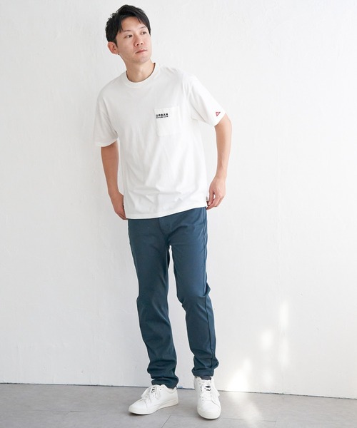 ikka(イッカ)の「【雑誌MonoMax5月号掲載】URBAN NATURE LIFE アーバンネイチャーライフ 刺繍ポケットTシャツ【親子コーデ】(Tシャツ/カットソー・メンズ・ネイビー/ブラック/ホワイト/カーキ/ベージュ・XL/L/S/M)」の6枚目の写真