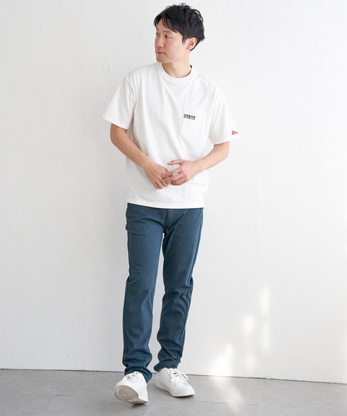 ikka(イッカ)の「【雑誌MonoMax5月号掲載】URBAN NATURE LIFE アーバンネイチャーライフ 刺繍ポケットTシャツ【親子コーデ】(Tシャツ/カットソー・メンズ・ネイビー/ブラック/ホワイト/カーキ/ベージュ・XL/L/S/M)」の7枚目の写真