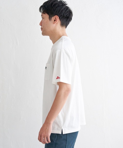 ikka(イッカ)の「【雑誌MonoMax5月号掲載】URBAN NATURE LIFE アーバンネイチャーライフ 刺繍ポケットTシャツ【親子コーデ】(Tシャツ/カットソー・メンズ・ネイビー/ブラック/ホワイト/カーキ/ベージュ・XL/L/S/M)」の22枚目の写真