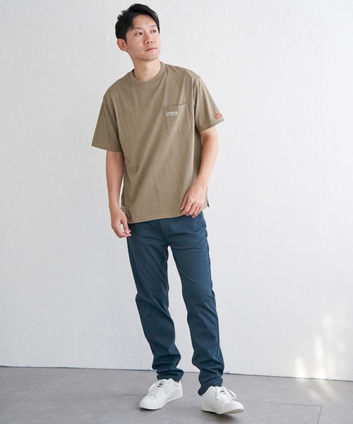ikka(イッカ)の「【雑誌MonoMax5月号掲載】URBAN NATURE LIFE アーバンネイチャーライフ 刺繍ポケットTシャツ【親子コーデ】(Tシャツ/カットソー・メンズ・ネイビー/ブラック/ホワイト/カーキ/ベージュ・XL/L/S/M)」の9枚目の写真