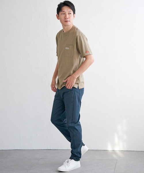 ikka(イッカ)の「【雑誌MonoMax5月号掲載】URBAN NATURE LIFE アーバンネイチャーライフ 刺繍ポケットTシャツ【親子コーデ】(Tシャツ/カットソー・メンズ・ネイビー/ブラック/ホワイト/カーキ/ベージュ・XL/L/S/M)」の10枚目の写真