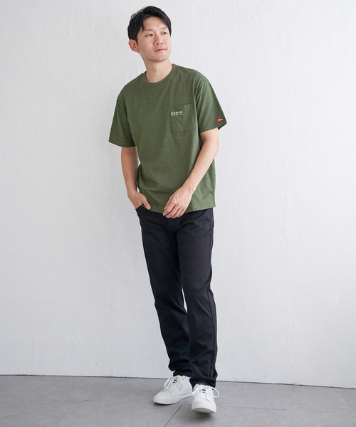 ikka(イッカ)の「【雑誌MonoMax5月号掲載】URBAN NATURE LIFE アーバンネイチャーライフ 刺繍ポケットTシャツ【親子コーデ】(Tシャツ/カットソー・メンズ・ネイビー/ブラック/ホワイト/カーキ/ベージュ・XL/L/S/M)」の12枚目の写真