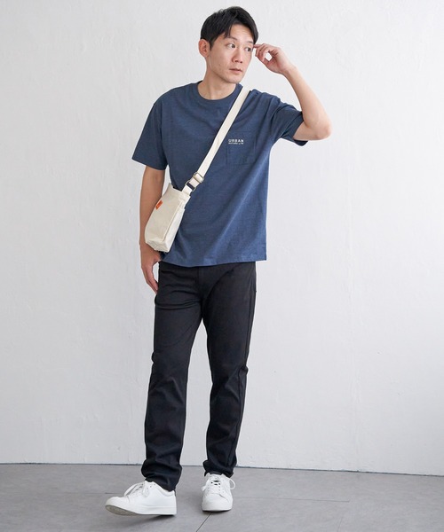 ikka(イッカ)の「【雑誌MonoMax5月号掲載】URBAN NATURE LIFE アーバンネイチャーライフ 刺繍ポケットTシャツ【親子コーデ】(Tシャツ/カットソー・メンズ・ネイビー/ブラック/ホワイト/カーキ/ベージュ・XL/L/S/M)」の16枚目の写真