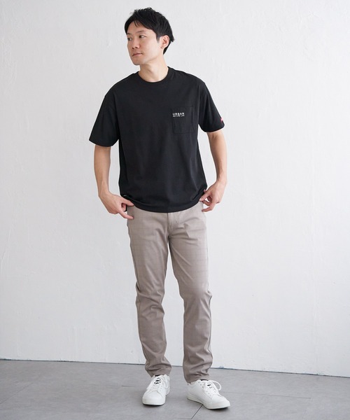 ikka(イッカ)の「【雑誌MonoMax5月号掲載】URBAN NATURE LIFE アーバンネイチャーライフ 刺繍ポケットTシャツ【親子コーデ】(Tシャツ/カットソー・メンズ・ネイビー/ブラック/ホワイト/カーキ/ベージュ・XL/L/S/M)」の18枚目の写真