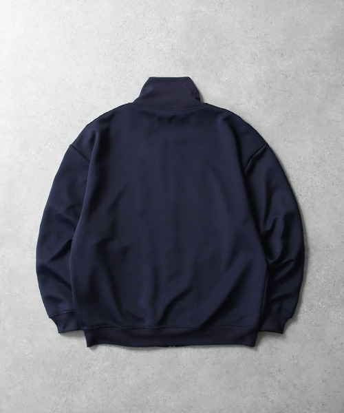 CORISCO（コリスコ）の「【CORISCO】 エステル テープ使い ライン柄 トラックジャケット / ジャージ（ジャージ・メンズ・ブラック/ネイビー/チャコール・X-LARGE/LARGE/MEDIUM）」の9枚目の写真
