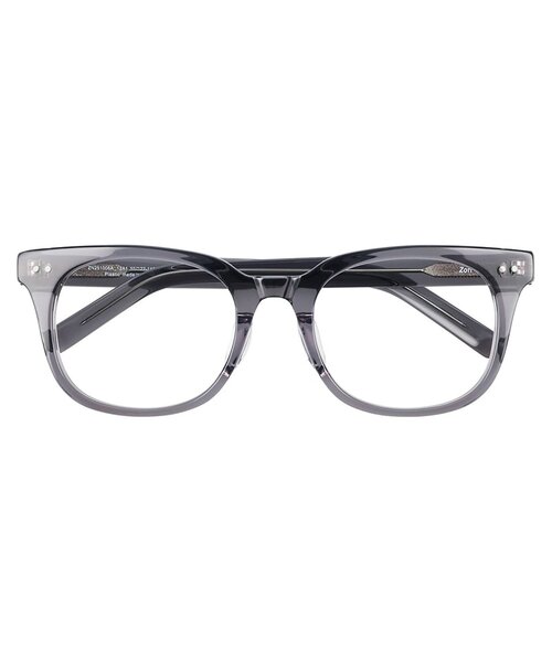 ウェリントン型 メガネ (ブラック) Zoff CLASSIC 黒縁フレーム 眼鏡