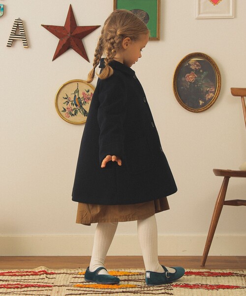 こども ビームス(コドモビームス)の「バックタック ステンカラー コート 2025FW(110~140cm)(ステンカラーコート・キッズ・ネイビー・140/130/120/110)」の11枚目の写真