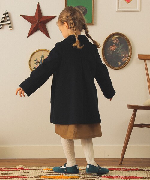 こども ビームス(コドモビームス)の「バックタック ステンカラー コート 2025FW(110~140cm)(ステンカラーコート・キッズ・ネイビー・140/130/120/110)」の12枚目の写真