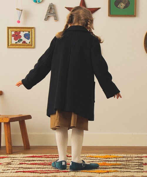 こども ビームス(コドモビームス)の「バックタック ステンカラー コート 2025FW(110~140cm)(ステンカラーコート・キッズ・ネイビー・140/130/120/110)」の13枚目の写真