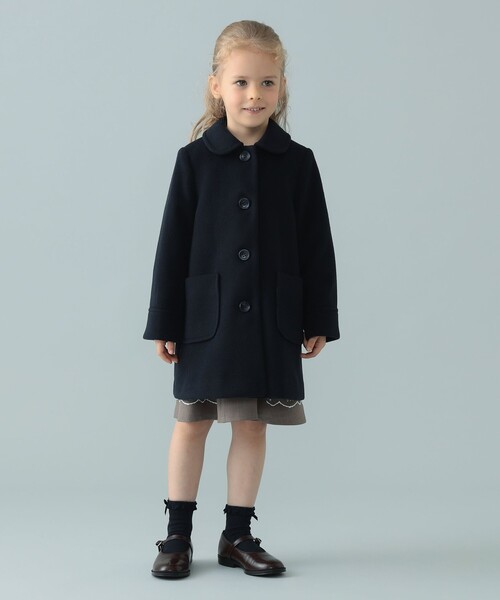 こども ビームス(コドモビームス)の「バックタック ステンカラー コート 2025FW(110~140cm)(ステンカラーコート・キッズ・ネイビー・140/130/120/110)」の14枚目の写真