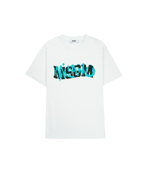 ★MSGM★カレッジ ロゴ 半袖 Tシャツ セール】MSGM カレッジWロゴTシャツ(Tシャツ/カットソー