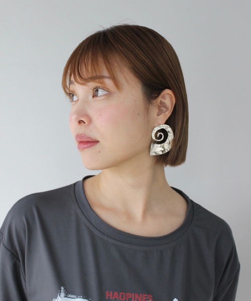 SANSeLF(サンセルフ)の「【SANSeLF】 デザインスパイラルピアス sana25s011(ピアス(両耳用)・レディース・シルバー・FREE)」の5枚目の写真