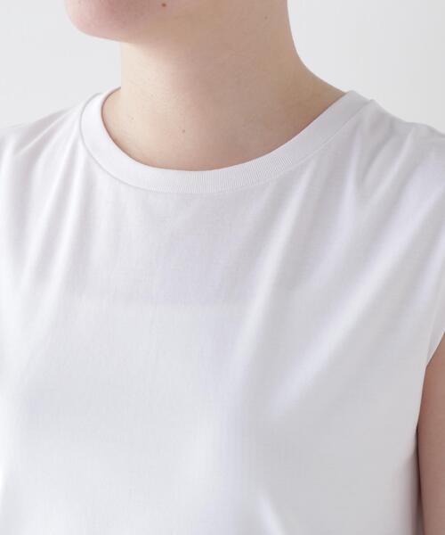 human woman(ヒューマンウーマン)の「◆ゼロロックタンクトップ(Tシャツ/カットソー・レディース・ホワイト/ベージュ・MEDIUM)」の10枚目の写真