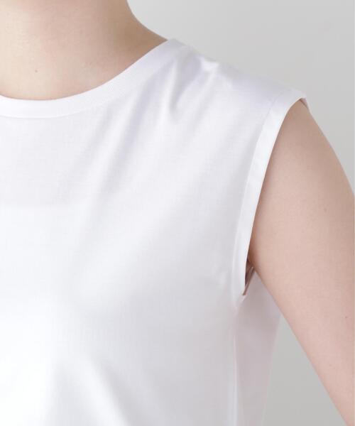 human woman(ヒューマンウーマン)の「◆ゼロロックタンクトップ(Tシャツ/カットソー・レディース・ホワイト/ベージュ・MEDIUM)」の11枚目の写真