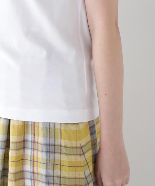 human woman(ヒューマンウーマン)の「◆ゼロロックタンクトップ(Tシャツ/カットソー・レディース・ホワイト/ベージュ・MEDIUM)」の12枚目の写真