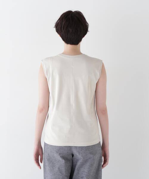 human woman(ヒューマンウーマン)の「◆ゼロロックタンクトップ(Tシャツ/カットソー・レディース・ホワイト/ベージュ・MEDIUM)」の17枚目の写真