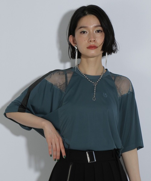 レースキリカエTシャツ(HARE)（Tシャツ/カットソー）｜HARE