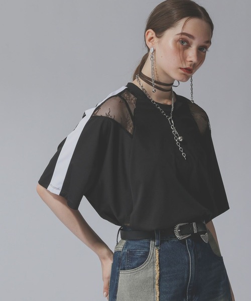 HARE レースキリカエTシャツ HARE tシャツ レースキリカエTシャツ(HARE) レディース