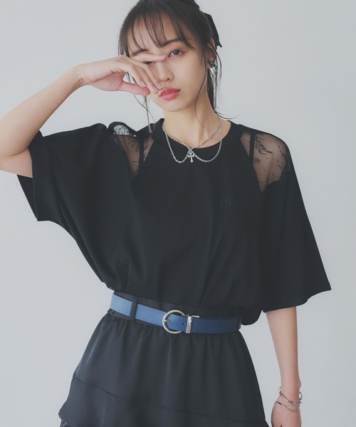 レースキリカエTシャツ(HARE)（Tシャツ/カットソー）｜HARE