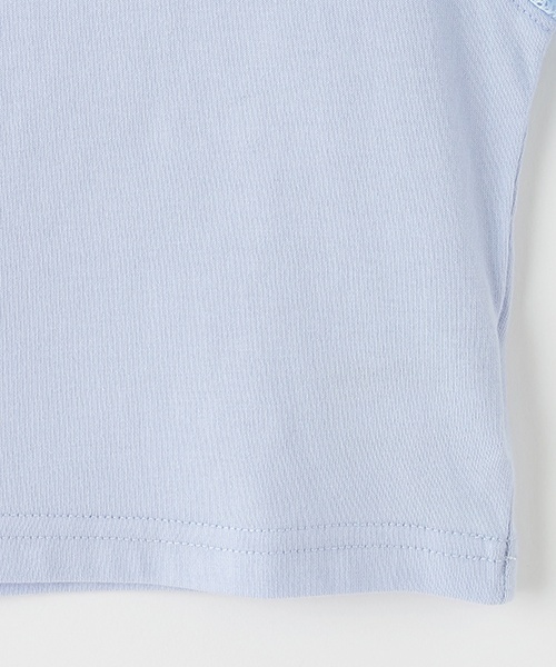 X-girl Stages（エックスガールステージス）の「メッシュロゴショート丈半袖Tシャツ（Tシャツ/カットソー・キッズ・ライトブルー/ブラック/ピンク・110cm/130cm/120cm/140cm/90cm/100cm）」の12枚目の写真