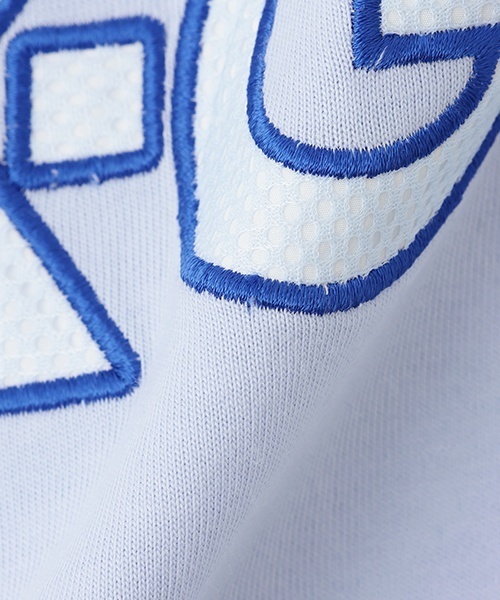 X-girl Stages（エックスガールステージス）の「メッシュロゴショート丈半袖Tシャツ（Tシャツ/カットソー・キッズ・ライトブルー/ブラック/ピンク・110cm/130cm/120cm/140cm/90cm/100cm）」の14枚目の写真