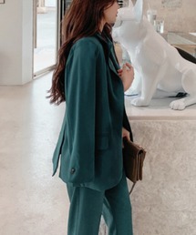 Forcement（フォースメント）の「モード調テーラードジャケットセットアップ（セットアップ）」