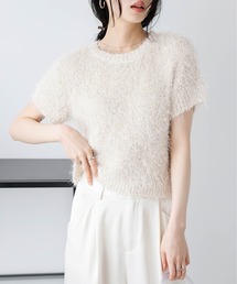 AMELY | シャギーニットトップス(Tシャツ/カットソー)