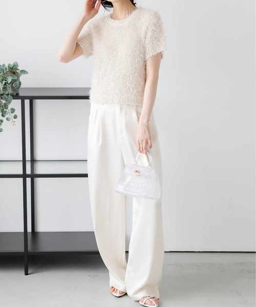 セール】シャギーニットトップス（Tシャツ/カットソー）｜AMELY