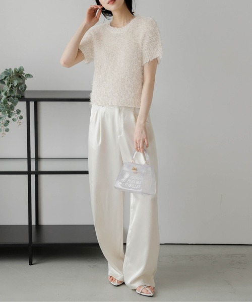 Ermanno Scervino シャギー ニット トップス Ermanno Scervino シャギー ニット トップス