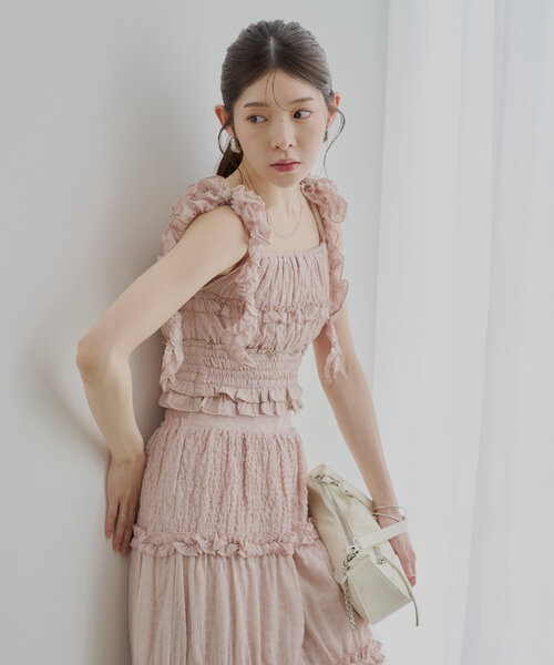 人気特価をすべて セール】【6色展開/セットアイテム】シャーリングタンク+ ミルク