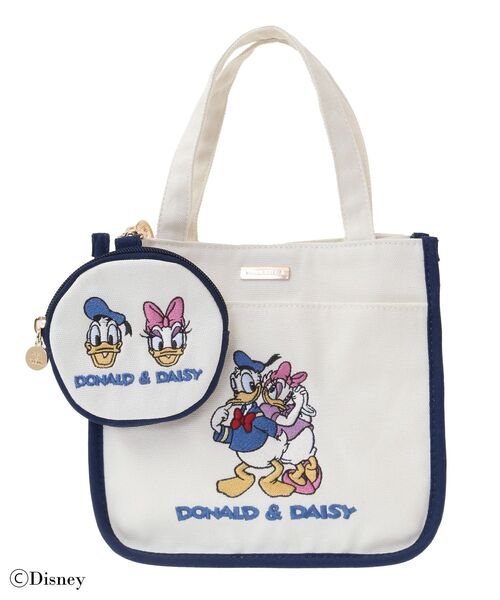 セール】Donald/Daisy/ポーチ付ショルダー（トートバッグ