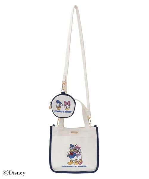 セール】Donald/Daisy/ポーチ付ショルダー（トートバッグ