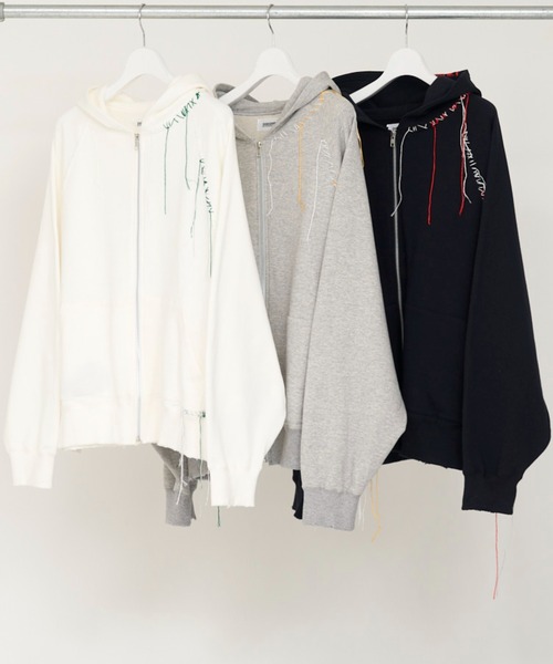 DISCOVERED LOOPING ZIP SWEAT HOODIE