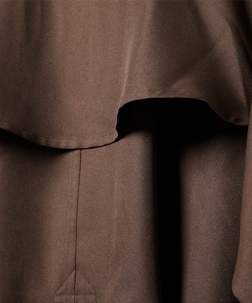 ENDER PRODUCTS（エンダープロダクツ）の「スタプレ オーバーヨークワイドトレンチコート【ENDER PRODUCTS/エンダープロダクツ】（トレンチコート・メンズ・グレイッシュベージュ/ブラウン・L/M）」の9枚目の写真