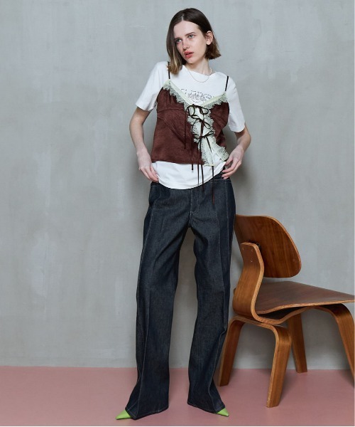 MAISON SPECIAL（メゾンスペシャル）の「Low Waist Semi-Flare
