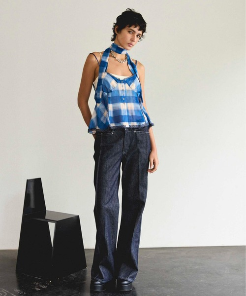 メゾンスペシャル MAISON SPECIAL ジーンズ デニム デニムパンツ Low Waist Semi