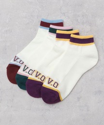 UNIVERSAL OVERALL（ユニバーサルオーバーオール）の「＜3足セット＞ 3P 肉厚 底パイル ロゴライン アンクルソックス（ソックス/靴下）」