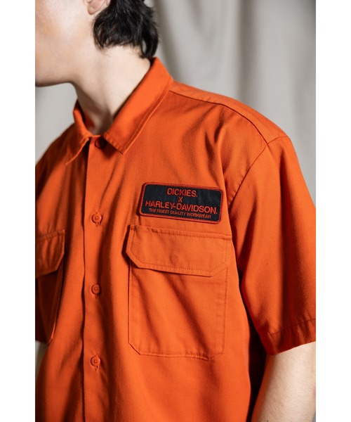 Dickies(R) x H-D(R)イーグルSS ワークシャツ（シャツ/ブラウス