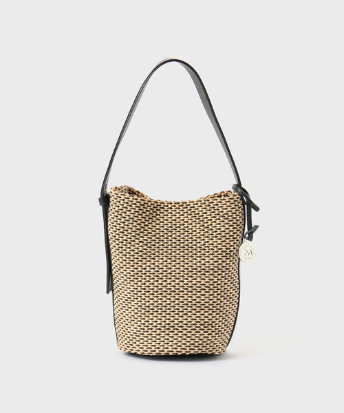marco masi(マルコマージ)の「MARCO MASI/マルコマージ MIX ONEHANDLE BAG(ショルダーバッグ・レディース・ブラック・FREE)」の9枚目の写真