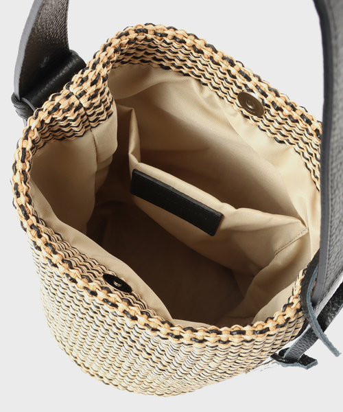 marco masi(マルコマージ)の「MARCO MASI/マルコマージ MIX ONEHANDLE BAG(ショルダーバッグ・レディース・ブラック・FREE)」の13枚目の写真