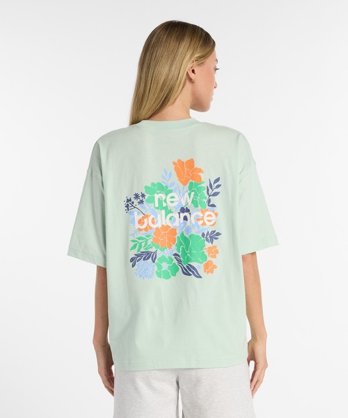 セール】フラワー オーバーサイズドショートスリーブTシャツ（T